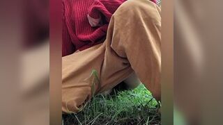 Practicing pissing outside compilation - porn video