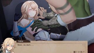 Muscle warrior fucking a cute blonde paladin - porn video