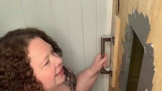 Hot wife servicing at the glory hole bbw ssbbw cumslut - porn video