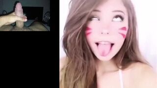Horny Bitch Belle Delphine Ahegao Compilation - porn video