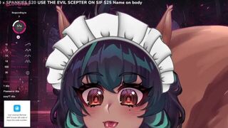 SUBMISSIVE BATTLE MAID WELCOMES HER MASTER HOME ERP WITH LEWD SQUIRREL VTUBER SIFAVELLANA - porn video