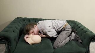 sexy boyfriend ghost with guts needs to fuck with his suit on - porn video