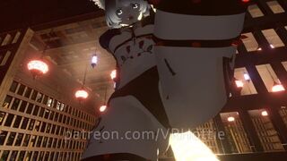 Tattoo White Haired Hentai Babe Strip Face Ride Blowjob Doggy koikatsu flexible POV Lap Dance - porn video