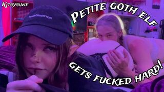 Petite Goth elf girl with big ass gets fucked hard - porn video