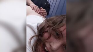 Public big dick fuck while my boyfriend sits at home - porn video